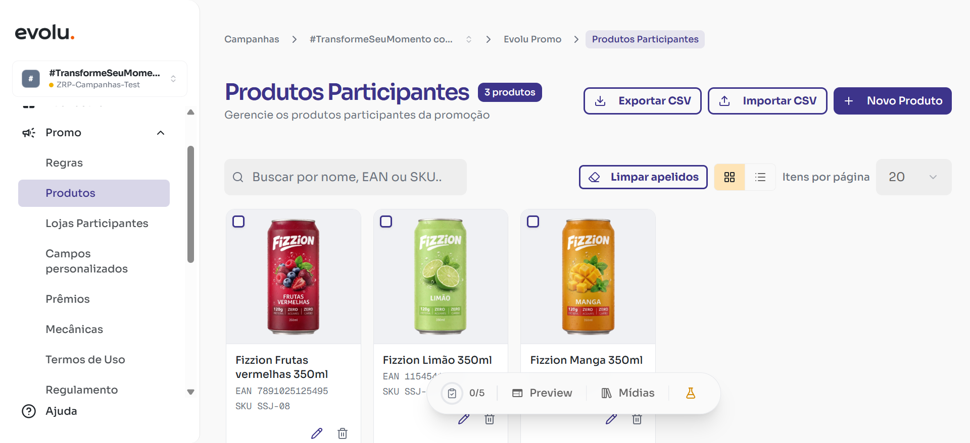 Centralize toda a operação